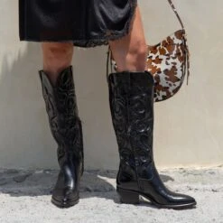 MIRLA BOOTS BLACK LEATHER(Mirla Boots Black Leather) 13 MIRLA BOOTS BLACK LEATHER(Mirla Boots Black Leather) -Dolce Vita Sale Store 40stepholejn MIRLA BLACK 2