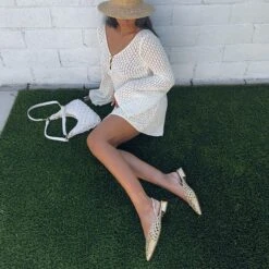 CYNDI FLATS GOLD WOVEN(Cyndi Flats Gold Woven) 5 CYNDI FLATS GOLD WOVEN(Cyndi Flats Gold Woven) -Dolce Vita Sale Store 6 3 f59b6671 1978 4679 9f5e 77dca128a624