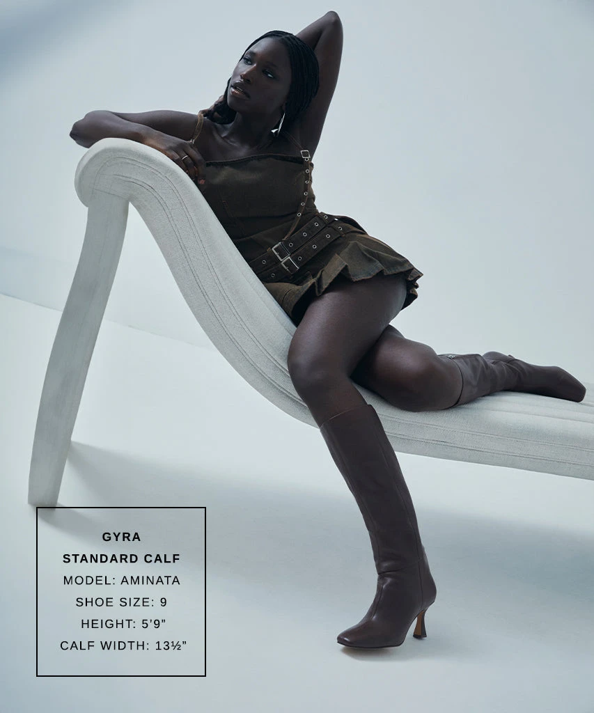 GYRA BOOTS CHOCOLATE LEATHER(Gyra boots chocolate leather) GYRA BOOTS CHOCOLATE LEATHER(Gyra Boots Chocolate Leather) -Dolce Vita Sale Store AMINATA GYRA S