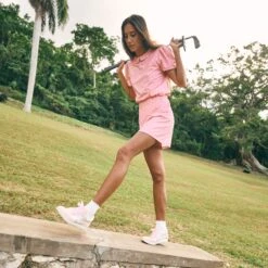 NOTICE X BYRDIE GOLF SNEAKERS PINK FLORAL NYLON(Notice X Byrdie Golf Sneakers Pink Floral Nylon) 6 NOTICE X BYRDIE GOLF SNEAKERS PINK FLORAL NYLON(Notice X Byrdie Golf Sneakers Pink Floral Nylon) -Dolce Vita Sale Store BG Jam 4196
