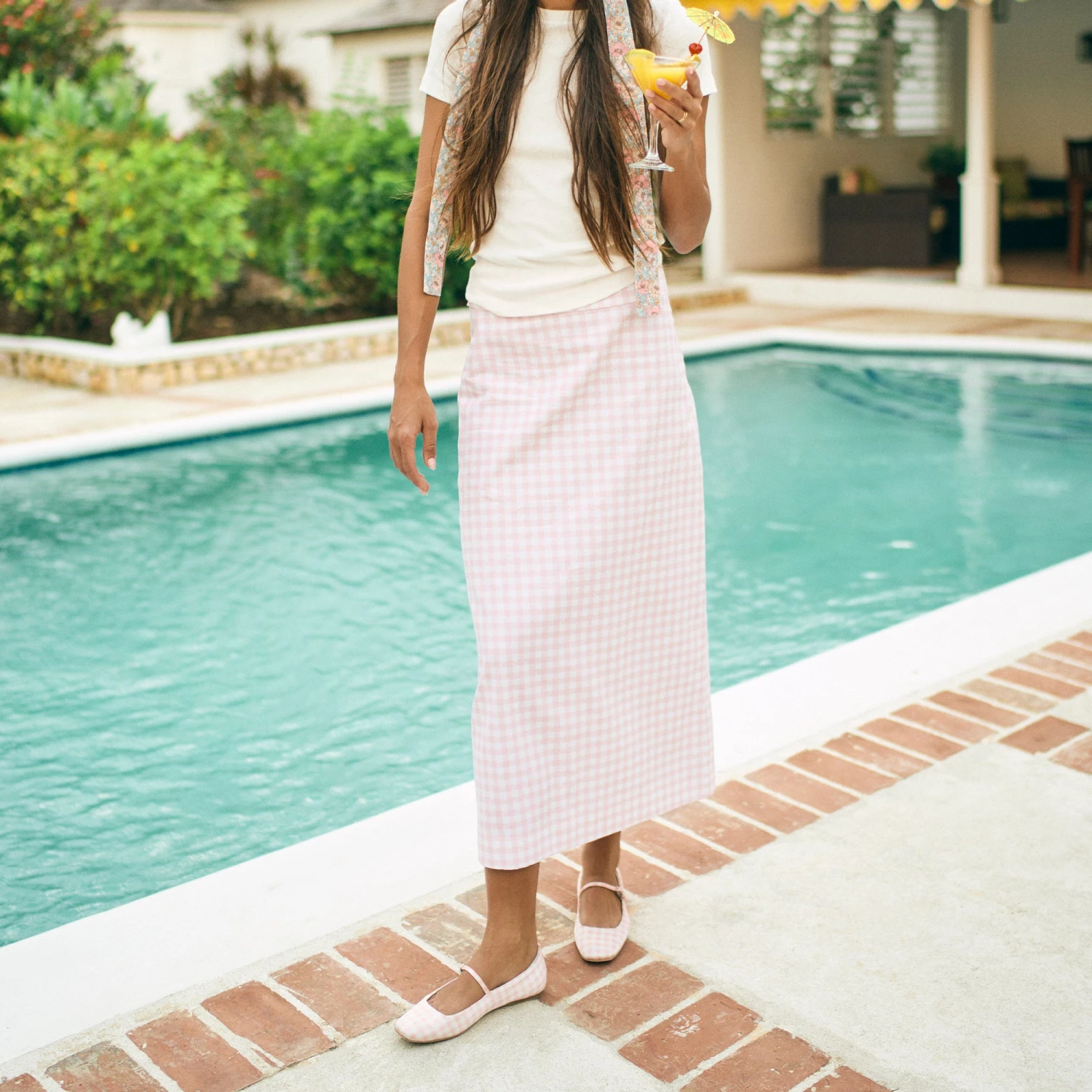 REYES X BYRDIE GOLF BALLET FLATS PINK PLAID GINGHAM(Reyes x byrdie golf ballet flats pink plaid gingham) REYES X BYRDIE GOLF BALLET FLATS PINK PLAID GINGHAM(Reyes X Byrdie Golf Ballet Flats Pink Plaid Gingham) -Dolce Vita Sale Store BG Jam 4328