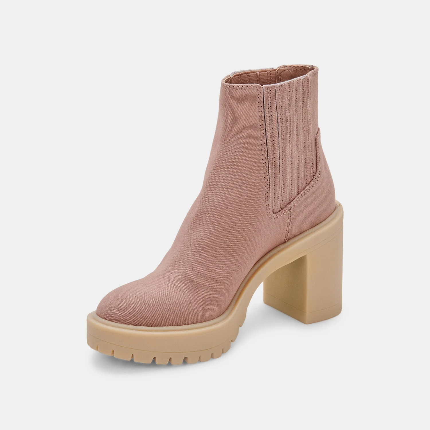 CASTER BOOTIES CAFE CANVAS(Caster booties in cafe canvas) CASTER BOOTIES CAFE CANVAS(Caster Booties In Cafe Canvas) -Dolce Vita Sale Store DOLCEVITA BOOTIES CASTER CAFE CANVAS 08