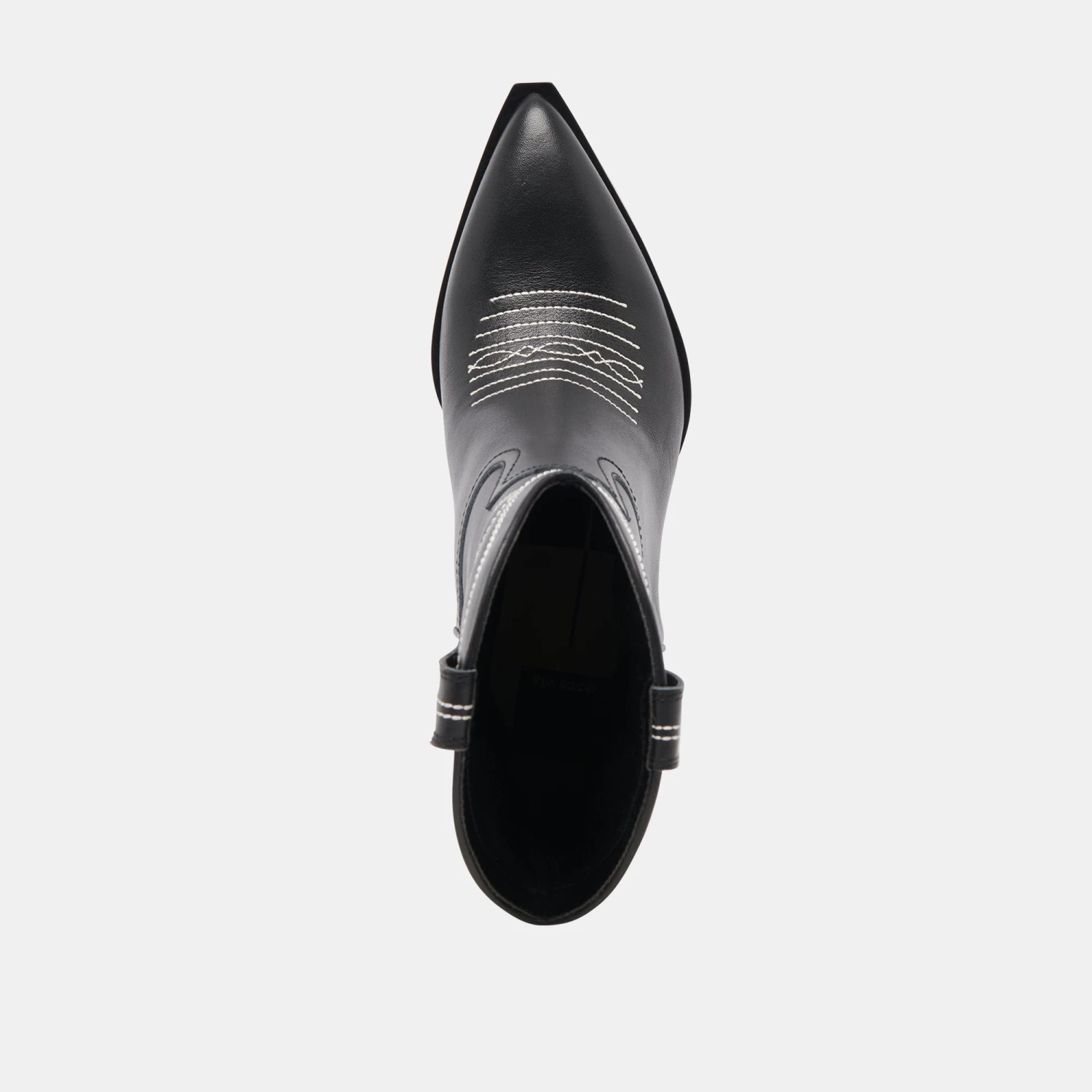 ANGEL BOOTIES BLACK WHITE LEATHER(Angel booties black white leather) ANGEL BOOTIES BLACK WHITE LEATHER(Angel Booties Black White Leather) -Dolce Vita Sale Store DOLCEVITA BOOTS ANGEL BLACK WHITE LEATHER 06