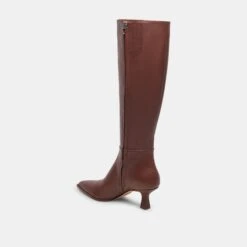 AUGGIE NARROW CALF BOOTS CHOCOLATE LEATHER(Auggie Narrow Calf Boots Chocolate Leather) -Dolce Vita Sale Store DOLCEVITA BOOTS AUGGIE CHOCOLATELEATHER 09 dc7d64e8 3fd5 4b97 8ee8 188dca0a7705