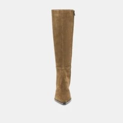 AUGGIE WIDE CALF BOOTS OLIVE SUEDE(Auggie Wide Calf Boots Olive Suede) 7 AUGGIE WIDE CALF BOOTS OLIVE SUEDE(Auggie Wide Calf Boots Olive Suede) -Dolce Vita Sale Store DOLCEVITA BOOTS AUGGIE OLIVESUEDE 04
