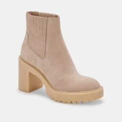 CASTER H2O WIDE BOOTIES DUNE SUEDE - Re:vita(Caster H2o Wide Booties Dune Suede Resale) -Dolce Vita Sale Store DOLCEVITA BOOTS CASTERH2O DUNESUEDE 01