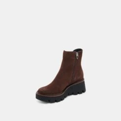 EMMET H2O BOOTS DK BROWN SUEDE(Emmet H2o Boots Dk Brown Suede) 5 EMMET H2O BOOTS DK BROWN SUEDE(Emmet H2o Boots Dk Brown Suede) -Dolce Vita Sale Store DOLCEVITA BOOTS EMMET H2O DK BROWN SUEDE H2O 08
