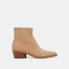 FAHARI H2O BOOTIES CAMEL SUEDE(Fahari H2o Booties Camel Suede) -Dolce Vita Sale Store DOLCEVITA BOOTS FAHARI H2O CAMEL SUEDE H2O 02