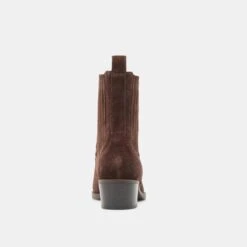 FAINT H2O BOOTIES DK BROWN SUEDE(Faint H2o Booties Dk Brown Suede) 8 FAINT H2O BOOTIES DK BROWN SUEDE(Faint H2o Booties Dk Brown Suede) -Dolce Vita Sale Store DOLCEVITA BOOTS FAINT H2O DK BROWN SUEDE H2O 05