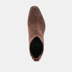 FAINT H2O BOOTIES DK BROWN SUEDE(Faint H2o Booties Dk Brown Suede) 9 FAINT H2O BOOTIES DK BROWN SUEDE(Faint H2o Booties Dk Brown Suede) -Dolce Vita Sale Store DOLCEVITA BOOTS FAINT H2O DK BROWN SUEDE H2O 06