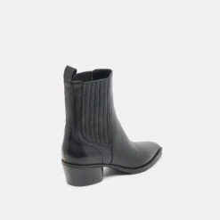 FAINT H2O BOOTIES BLACK LEATHER(Faint H2o Booties Black Leather) -Dolce Vita Sale Store DOLCEVITA BOOTS FAINTH2O BLACKLEATHERH2O 03