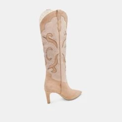 FINLEY STUD BOOTS CAMEL SUEDE(Finley Stud Boots Camel Suede) 4 FINLEY STUD BOOTS CAMEL SUEDE(Finley Stud Boots Camel Suede) -Dolce Vita Sale Store DOLCEVITA BOOTS FINLEY CAMEL SUEDE 03