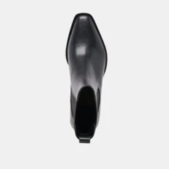 FOSTER BOOTIES BLACK LEATHER(Foster Booties Black Leather) 11 FOSTER BOOTIES BLACK LEATHER(Foster Booties Black Leather) -Dolce Vita Sale Store DOLCEVITA BOOTS FOSTER BLACK LEATHER 06