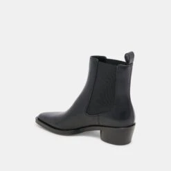 FOSTER BOOTIES BLACK LEATHER(Foster Booties Black Leather) 8 FOSTER BOOTIES BLACK LEATHER(Foster Booties Black Leather) -Dolce Vita Sale Store DOLCEVITA BOOTS FOSTER BLACK LEATHER 09