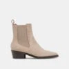 FOSTER BOOTIES TAUPE SUEDE(Foster Booties Taupe Suede) -Dolce Vita Sale Store DOLCEVITA BOOTS FOSTER TAUPE SUEDE 02