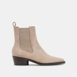 FOSTER BOOTIES TAUPE SUEDE(Foster Booties Taupe Suede)