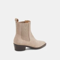 FOSTER BOOTIES TAUPE SUEDE(Foster Booties Taupe Suede) -Dolce Vita Sale Store DOLCEVITA BOOTS FOSTER TAUPE SUEDE 03