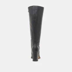 Dolce Vita FYNN WIDE CALF BOOTS ONYX LEATHER(Fynn Wide Calf Boots Onyx Leather) -Dolce Vita Sale Store DOLCEVITA BOOTS FYNNEXTRAWIDECALF ONYXLEATHER 04