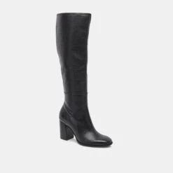 Dolce Vita FYNN WIDE CALF BOOTS ONYX LEATHER(Fynn Wide Calf Boots Onyx Leather) -Dolce Vita Sale Store DOLCEVITA BOOTS FYNN ONYXLEATHER 01 aaa1bb13 0709 4ba4 8bf1 240953488ca8