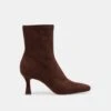 GLAMOR BOOTS DK BROWN STELLA SUEDE(Glamor Boots Dk Brown Stella Suede) -Dolce Vita Sale Store DOLCEVITA BOOTS GLAMOR DK BROWN STELLA SUEDE 02