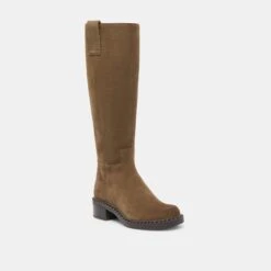 GLORY H2O WIDE CALF BOOTS OLIVE SUEDE(Glory H2o Wide Calf Boots Olive Suede) -Dolce Vita Sale Store DOLCEVITA BOOTS GLORYH2O OLIVESUEDEH2O 01 9d0718f6 d14e 4ea6 9e40 d0260313a80b