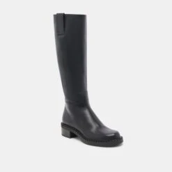 GLORY H2O EXTRA WIDE CALF BOOTS BLACK LEATHER(Glory H2o Extra Wide Calf Boots Black Leather) -Dolce Vita Sale Store DOLCEVITA BOOTS GLORY H2O BLACK LEATHER 01 ba560ca2 2b40 410d ad80 a03846414b73