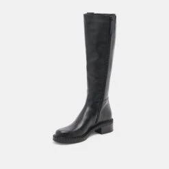 GLORY H2O WIDE CALF BOOTS BLACK LEATHER(Glory H2o Wide Calf Boots Black Leather) 5 GLORY H2O WIDE CALF BOOTS BLACK LEATHER(Glory H2o Wide Calf Boots Black Leather) -Dolce Vita Sale Store DOLCEVITA BOOTS GLORY H2O BLACK LEATHER 08 8f12b806 103a 4442 8ba2 a6e4b02b3297