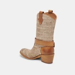 HOSS BOOTS BROWN MULTI RAFFIA(Hoss Boots Brown Multi Raffia) -Dolce Vita Sale Store DOLCEVITA BOOTS HOSS BROWNMULTIRAFFIA 09