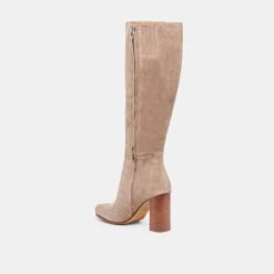 HUDSIN WIDE CALF BOOTS BARLEY SUEDE(Hudsin Wide Calf Boots Barley Suede) 7 HUDSIN WIDE CALF BOOTS BARLEY SUEDE(Hudsin Wide Calf Boots Barley Suede) -Dolce Vita Sale Store DOLCEVITA BOOTS HUDSINWC BARLEYSUEDE 02 2