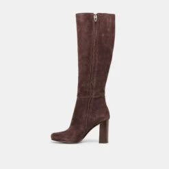 HUDSIN WIDE CALF BOOTS MAHOGANY SUEDE(Hudsin Wide Calf Boots Mahogany Suede) -Dolce Vita Sale Store DOLCEVITA BOOTS HUDSINWC MAHOGANYSUEDE 03 2