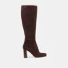 HUDSIN WIDE CALF BOOTS MAHOGANY SUEDE(Hudsin Wide Calf Boots Mahogany Suede) -Dolce Vita Sale Store DOLCEVITA BOOTS HUDSIN MAHOGANYSUEDE 02 67e7b3d9 2724 465f 888d afef7842ade0