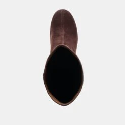 HUDSIN WIDE CALF BOOTS MAHOGANY SUEDE(Hudsin Wide Calf Boots Mahogany Suede) -Dolce Vita Sale Store DOLCEVITA BOOTS HUDSIN MAHOGANYSUEDE 06 b288b122 11b8 4f3c a08f d66c2b4d1c64