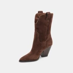 JESSEY BOOTS DK BROWN SUEDE(Jessey Boots Dk Brown Suede) -Dolce Vita Sale Store DOLCEVITA BOOTS JESSEY DK BROWN SUEDE 08