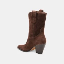 JESSEY BOOTS DK BROWN SUEDE(Jessey Boots Dk Brown Suede) -Dolce Vita Sale Store DOLCEVITA BOOTS JESSEY DK BROWN SUEDE 09