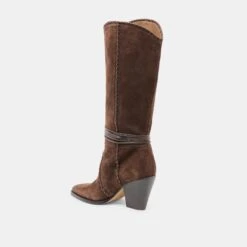 JODY WIDE CALF BOOTS DK BROWN SUEDE(Jody Wide Calf Boots Dk Brown Suede) -Dolce Vita Sale Store DOLCEVITA BOOTS JODY DKBROWNSUEDE 08 de1c87d1 244c 40f8 9463 97820c1b0699