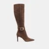 KINZY WIDE CALF BOOTS DK BROWN SUEDE(Kinzy Wide Calf Boots Dk Brown Suede) 2 KINZY WIDE CALF BOOTS DK BROWN SUEDE(Kinzy Wide Calf Boots Dk Brown Suede) -Dolce Vita Sale Store DOLCEVITA BOOTS KINZY DK BROWN SUEDE 02 fa177226 8660 4689 9723 3c8140b3d54e