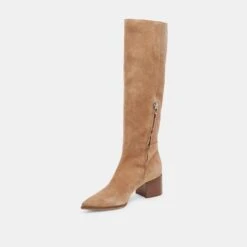 KIRSON BOOTS MUSHROOM SUEDE(Kirson Boots Mushroom Suede) -Dolce Vita Sale Store DOLCEVITA BOOTS KIRSON MUSHROOM SUEDE 08