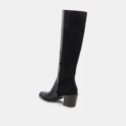 Dolce Vita KRISTY BOOTS BLACK LEATHER(Kristy Boots Black Leather) -Dolce Vita Sale Store DOLCEVITA BOOTS KRISTY BLACKDRITANLEATHER 09