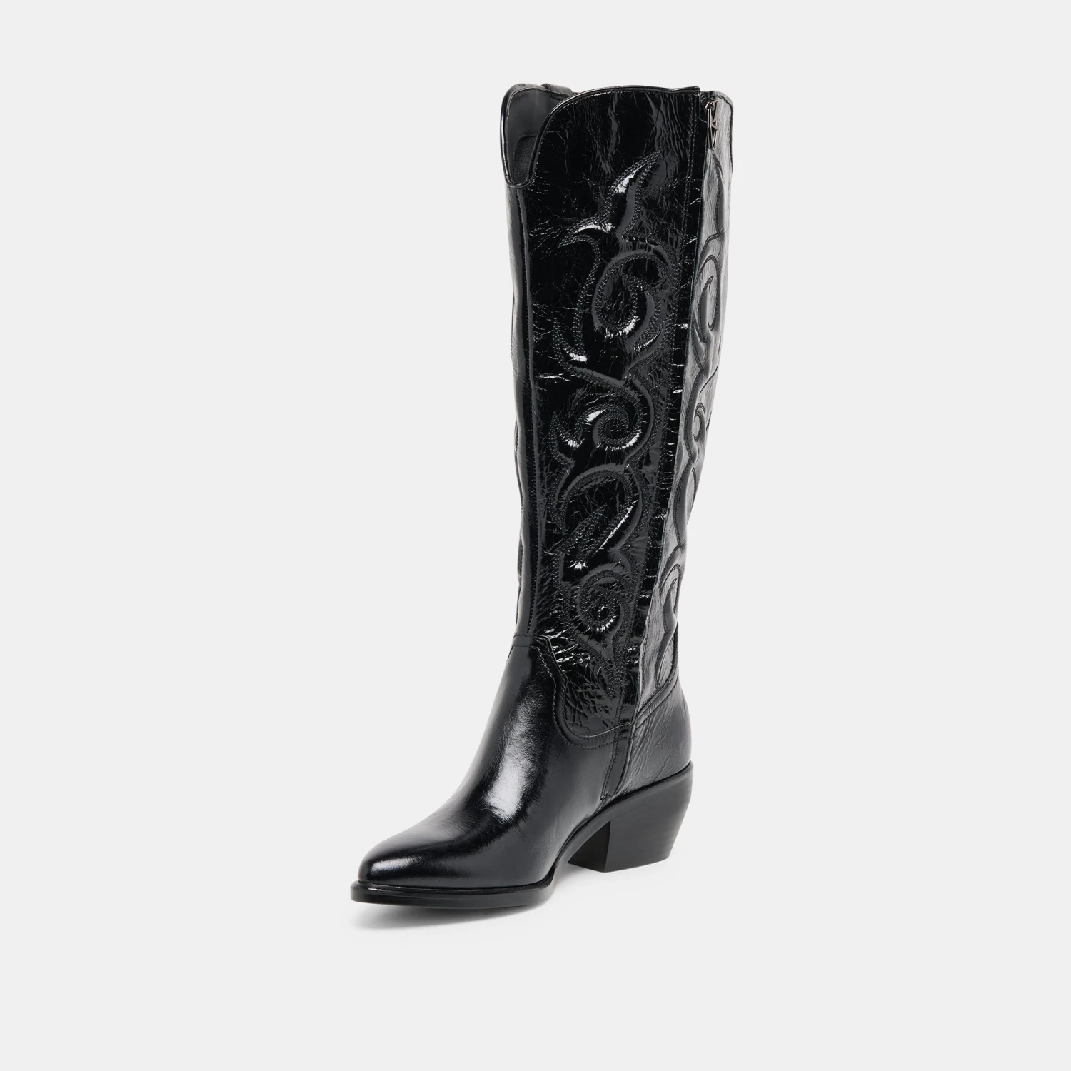 MIRLA WIDE CALF BOOTS BLACK LEATHER(Mirla wide calf boots black leather) MIRLA WIDE CALF BOOTS BLACK LEATHER(Mirla Wide Calf Boots Black Leather) -Dolce Vita Sale Store DOLCEVITA BOOTS MIRLAWC BLACKLEATHER 01 1