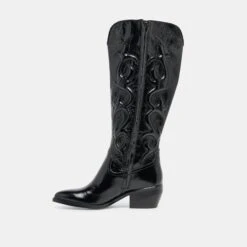 MIRLA WIDE CALF BOOTS BLACK LEATHER(Mirla Wide Calf Boots Black Leather) 9 MIRLA WIDE CALF BOOTS BLACK LEATHER(Mirla Wide Calf Boots Black Leather) -Dolce Vita Sale Store DOLCEVITA BOOTS MIRLAWC BLACKLEATHER 03 2