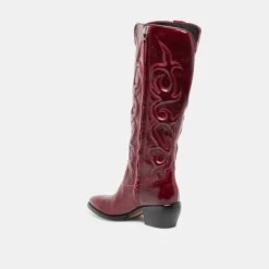 MIRLA WIDE CALF BOOTS OXBLOOD LEATHER(Mirla Wide Calf Boots Oxblood Leather) 7 MIRLA WIDE CALF BOOTS OXBLOOD LEATHER(Mirla Wide Calf Boots Oxblood Leather) -Dolce Vita Sale Store DOLCEVITA BOOTS MIRLAWC OXBLOODLEATHER 02