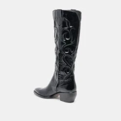 MIRLA BOOTS BLACK LEATHER(Mirla Boots Black Leather) 10 MIRLA BOOTS BLACK LEATHER(Mirla Boots Black Leather) -Dolce Vita Sale Store DOLCEVITA BOOTS MIRLA BLACKLEATHER 08