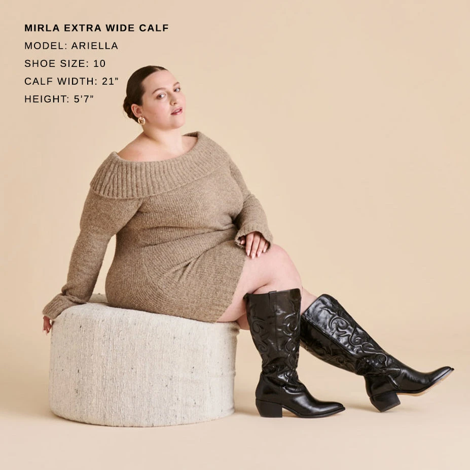 MIRLA EXTRA WIDE CALF BOOTS BLACK LEATHER(Mirla extra wide calf boots black leather) MIRLA EXTRA WIDE CALF BOOTS BLACK LEATHER(Mirla Extra Wide Calf Boots Black Leather) -Dolce Vita Sale Store DOLCEVITA BOOTS MIRLA BLACKLEATHER EXTRAWIDECALF 3