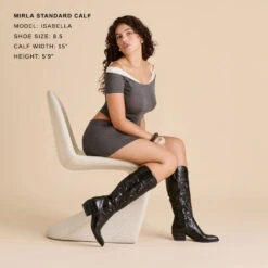 MIRLA BOOTS BLACK LEATHER(Mirla Boots Black Leather) 7 MIRLA BOOTS BLACK LEATHER(Mirla Boots Black Leather) -Dolce Vita Sale Store DOLCEVITA BOOTS MIRLA BLACKLEATHER 1