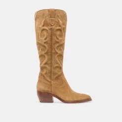 MIRLA BOOTS LT BROWN SUEDE(Mirla Boots Lt Brown Suede)