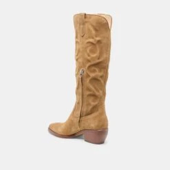 MIRLA BOOTS LT BROWN SUEDE(Mirla Boots Lt Brown Suede) -Dolce Vita Sale Store DOLCEVITA BOOTS MIRLA LTBROWNSUEDE 08