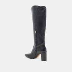 NEDI BOOTS BLACK LEATHER(Nedi Boots Black Leather) 6 NEDI BOOTS BLACK LEATHER(Nedi Boots Black Leather) -Dolce Vita Sale Store DOLCEVITA BOOTS NEDI BLACK LEATHER 09