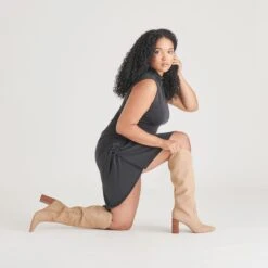 NEDI WIDE CALF BOOTS DUNE NUBUCK(Nedi Wide Calf Boots Dune Nubuck) 10 NEDI WIDE CALF BOOTS DUNE NUBUCK(Nedi Wide Calf Boots Dune Nubuck) -Dolce Vita Sale Store DOLCEVITA BOOTS NEDI DUNENUBUCK ONFOOT WC 02 1