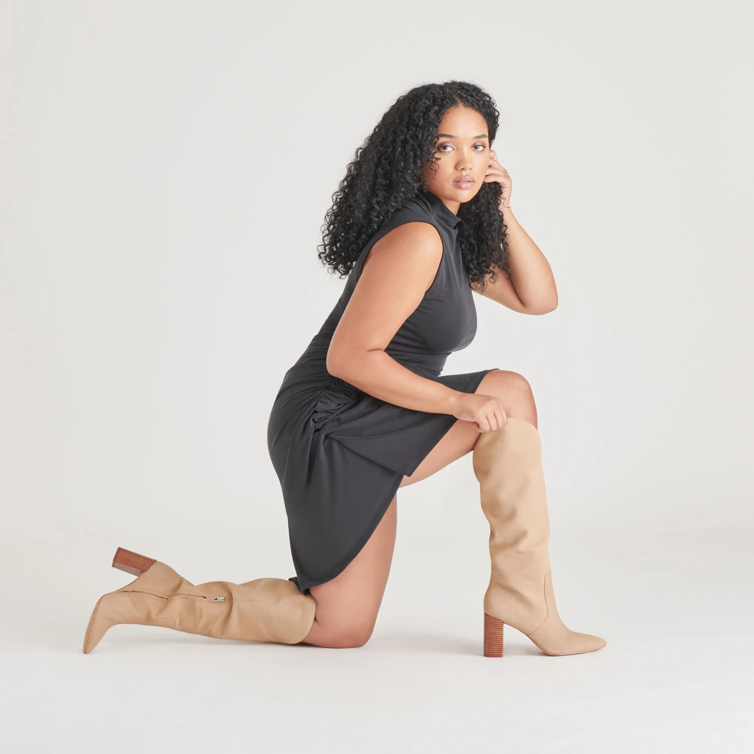 NEDI WIDE CALF BOOTS DUNE NUBUCK(Nedi wide calf boots dune nubuck) NEDI WIDE CALF BOOTS DUNE NUBUCK(Nedi Wide Calf Boots Dune Nubuck) -Dolce Vita Sale Store DOLCEVITA BOOTS NEDI DUNENUBUCK ONFOOT WC 02 1