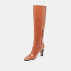 NELAS BOOTS COGNAC LEATHER(Nelas Boots Cognac Leather) -Dolce Vita Sale Store DOLCEVITA BOOTS NELAS COGNACLEATHER 08